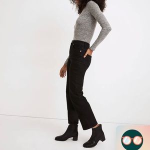 Madewell Slim Wide-Leg Jeans in Lunar Wash 28